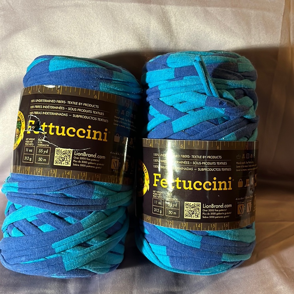 NEW!! LION BRAND FETTUCCINI YARN $35